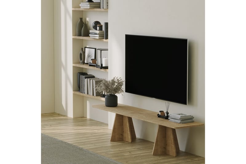 Munne Tv-bænk 180 cm - Eg - Møbler - TV borde & mediemøbler - TV-borde