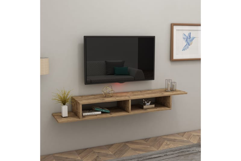 Muson Tv-bænk 120 cm - Brun - Møbler - TV borde & mediemøbler - TV-borde