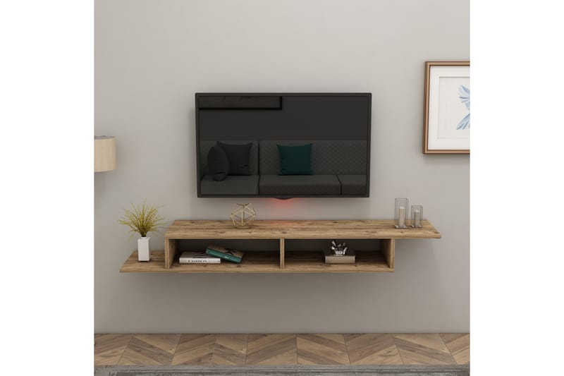 Muson Tv-bænk 120 cm - Brun - Møbler - TV borde & mediemøbler - TV-borde