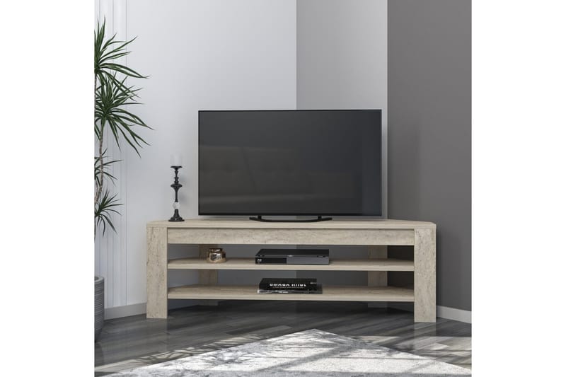 Oderzo TV-bord 120 cm - Travertin - Møbler - TV borde & mediemøbler - TV-borde