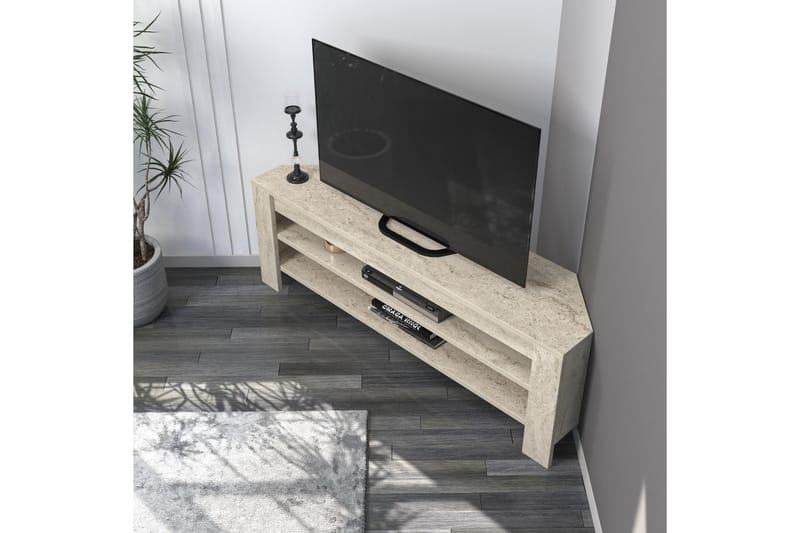 Oderzo TV-bord 120 cm - Travertin - Møbler - TV borde & mediemøbler - TV-borde