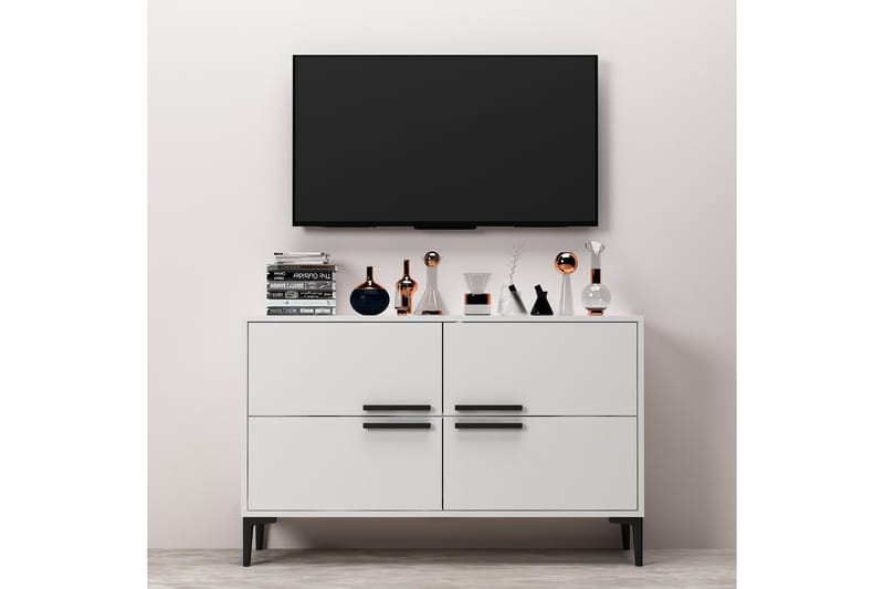 Patro Tv-bænk 120 cm - Hvid - Møbler - TV borde & mediemøbler - TV-borde