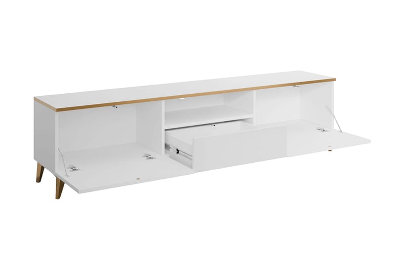 Royston Tv-bord 200 cm - Beige - Møbler - TV borde & mediemøbler - TV-borde