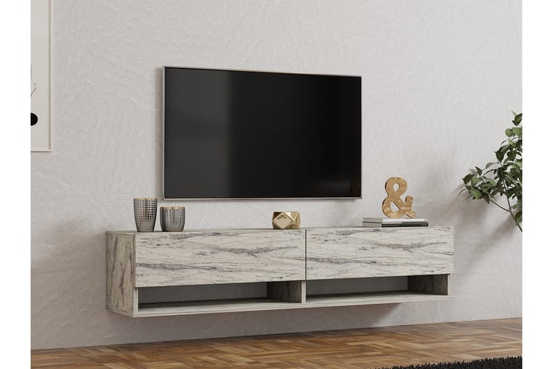 Taboada Tv-bænk 141 cm - Beige - Møbler - TV borde & mediemøbler - TV-borde