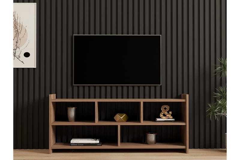 Taharoa Tv-bænk 120 cm - Brun - Møbler - TV borde & mediemøbler - TV-borde