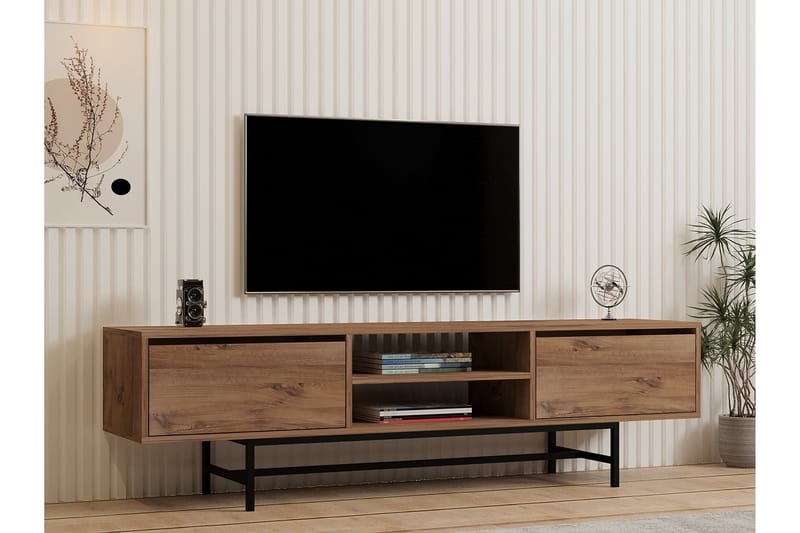 Tauber Tv-bænk 180 cm - Brun - Møbler - TV borde & mediemøbler - TV-borde