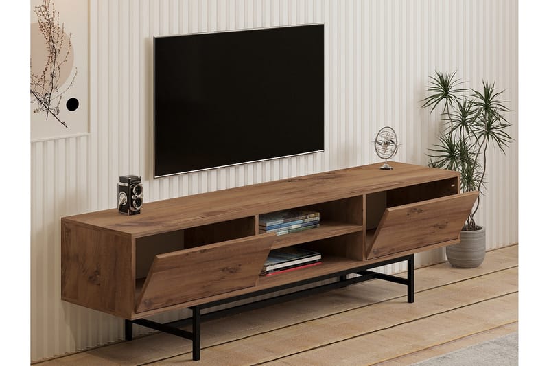 Tauber Tv-bænk 180 cm - Brun - Møbler - TV borde & mediemøbler - TV-borde