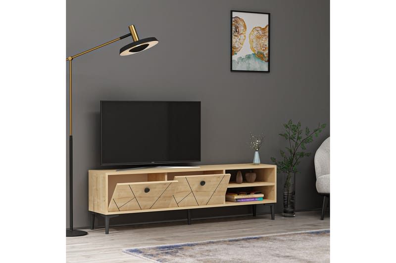 Andalos TV-Bord 150 cm - Lys natur - TV-borde