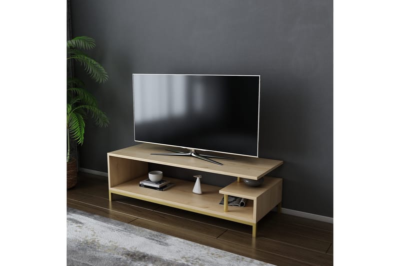 Andifli TV-Bord 120x37,6 cm - Guld - Møbler - TV borde & mediemøbler - TV-borde