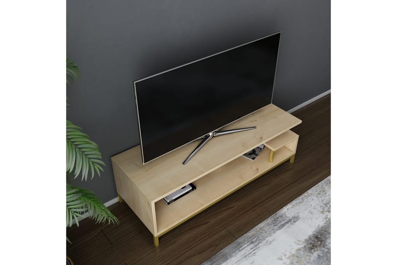 Andifli TV-Bord 120x37,6 cm - Guld - Møbler - TV borde & mediemøbler - TV-borde