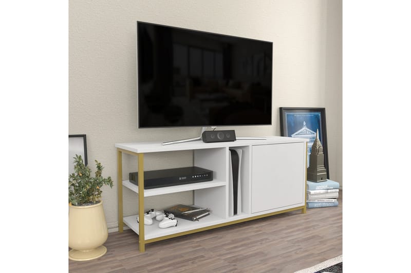 Andifli TV-Bord 120x50,8 cm - Guld - Møbler - TV borde & mediemøbler - TV-borde