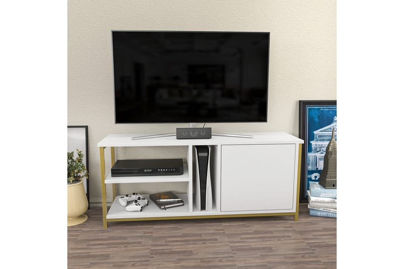 Andifli TV-Bord 120x50,8 cm - Guld - Møbler - TV borde & mediemøbler - TV-borde