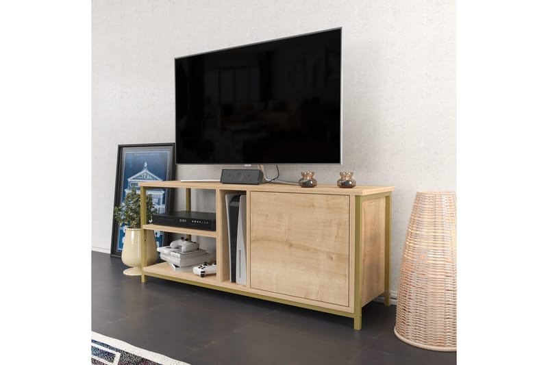 Andifli TV-Bord 120x50,8 cm - Guld - Møbler - TV borde & mediemøbler - TV-borde