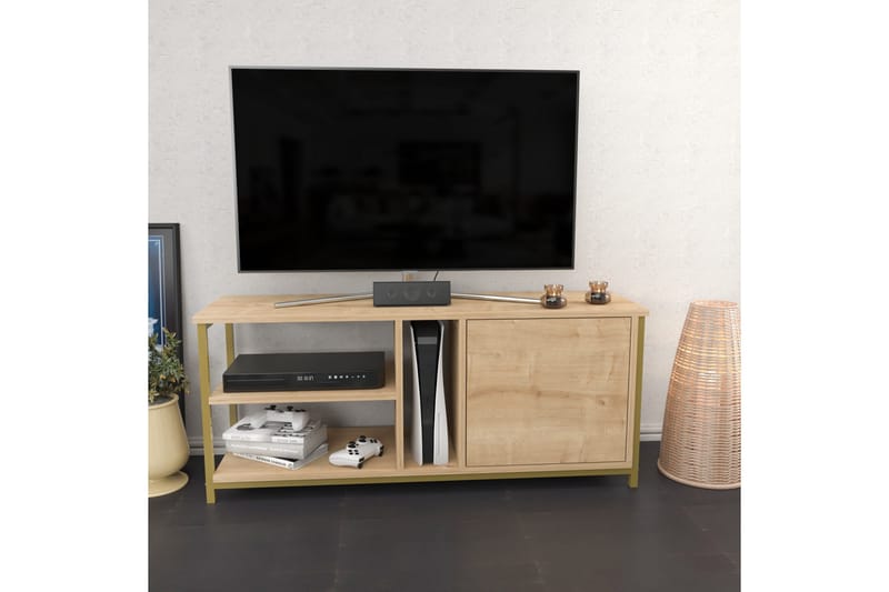 Andifli TV-Bord 120x50,8 cm - Guld - Møbler - TV borde & mediemøbler - TV-borde