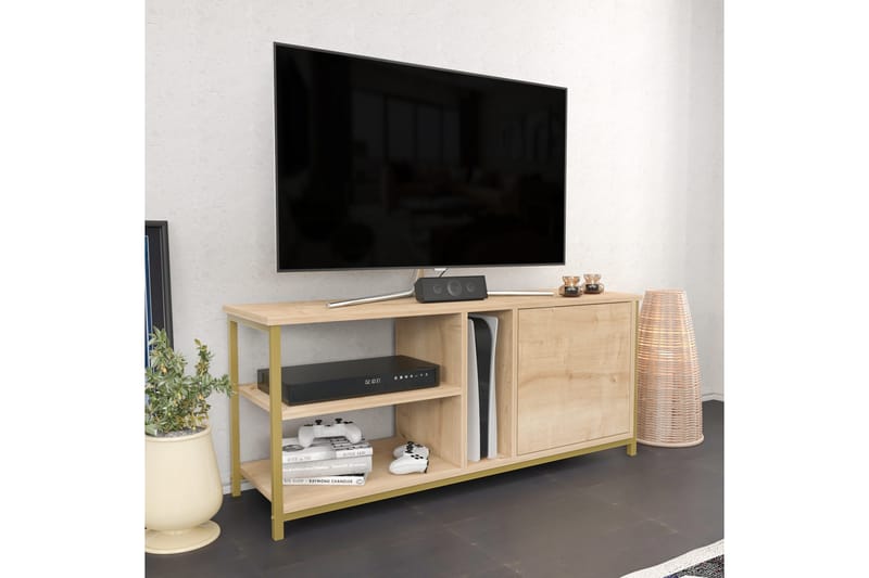 Andifli TV-Bord 120x50,8 cm - Guld - Møbler - TV borde & mediemøbler - TV-borde