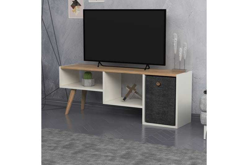 Andifli TV-Bord 121x45 cm - Hvid - Møbler - TV borde & mediemøbler - TV-borde