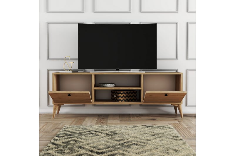 Andifli TV-Bord 138x42,6 cm - Brun - Møbler - TV borde & mediemøbler - TV-borde