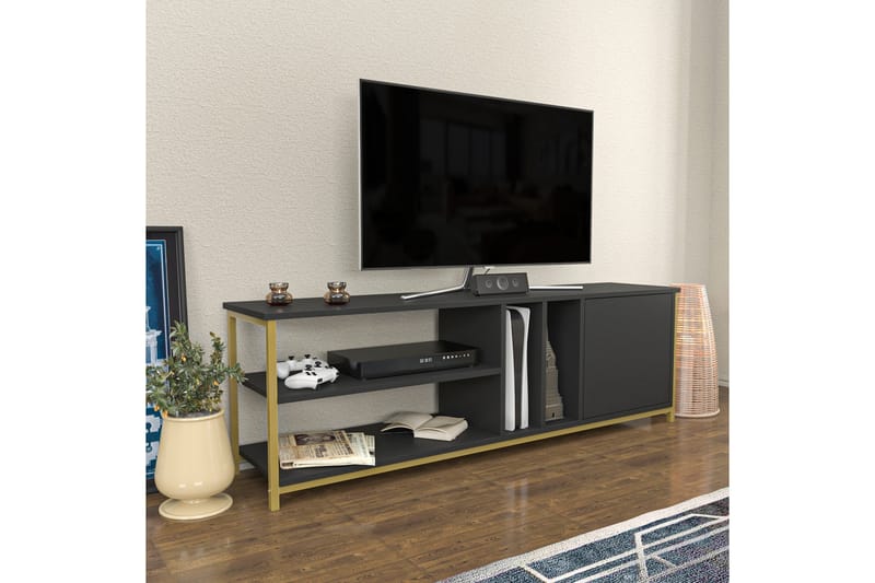 Andifli TV-Bord 140x50,8 cm - Guld - Møbler - TV borde & mediemøbler - TV-borde