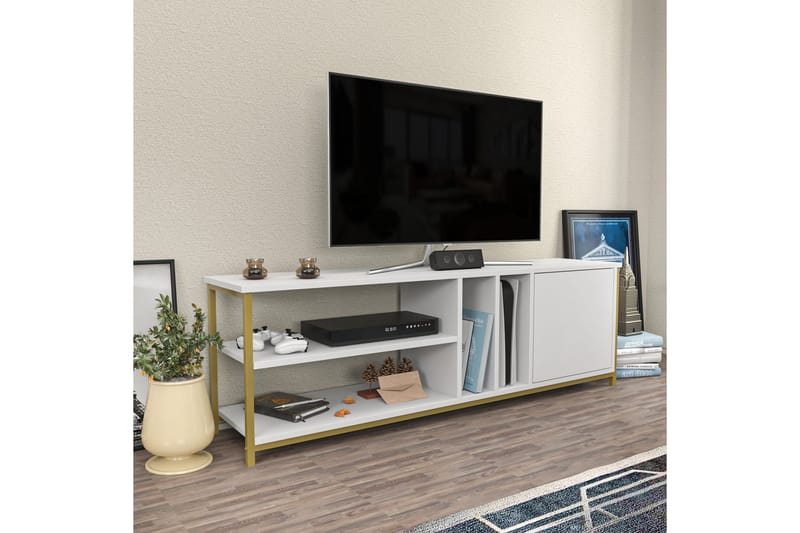 Andifli TV-Bord 140x50,8 cm - Guld - M�øbler - TV borde & mediemøbler - TV-borde