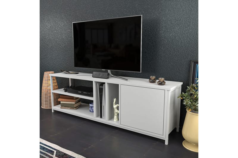 Andifli TV-Bord 140x50,8 cm - Hvid - TV-borde