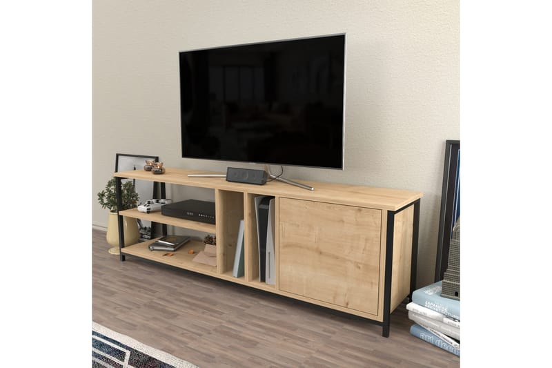 Andifli TV-Bord 140x50,8 cm - Sort - Møbler - TV borde & mediemøbler - TV-borde