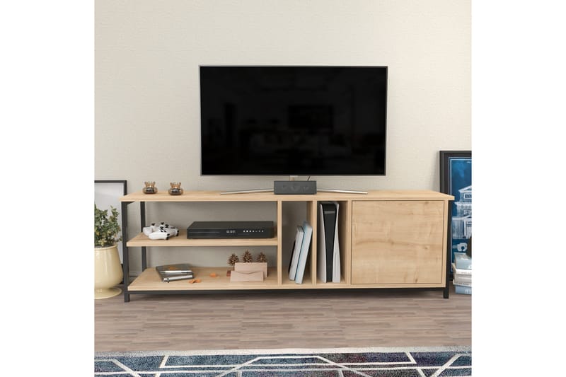 Andifli TV-Bord 140x50,8 cm - Sort - Møbler - TV borde & mediemøbler - TV-borde