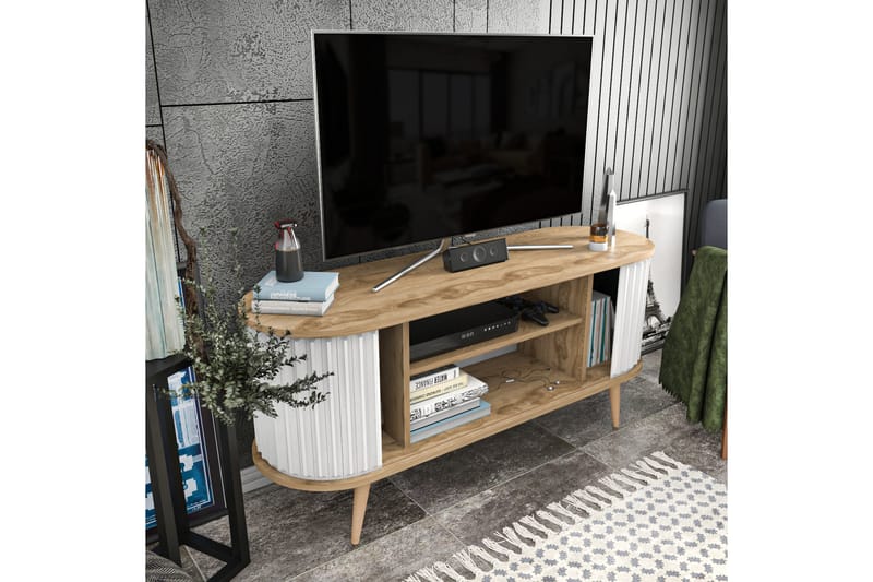 Andifli TV-Bord 140x64 cm - Brun - Møbler - TV borde & mediemøbler - TV-borde