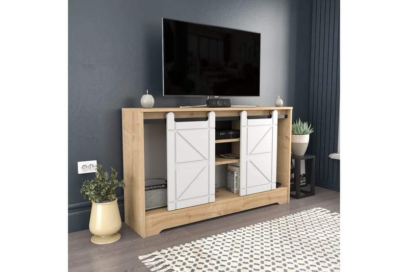 Andifli TV-Bord 140x85 cm - Brun - Møbler - TV borde & mediemøbler - TV-borde