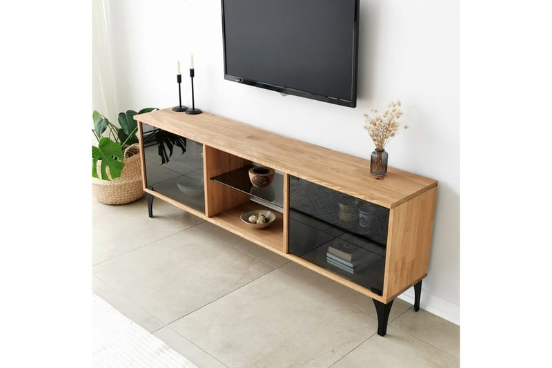 Andifli TV-Bord 150x40 cm - Brun - Møbler - TV borde & mediemøbler - TV-borde