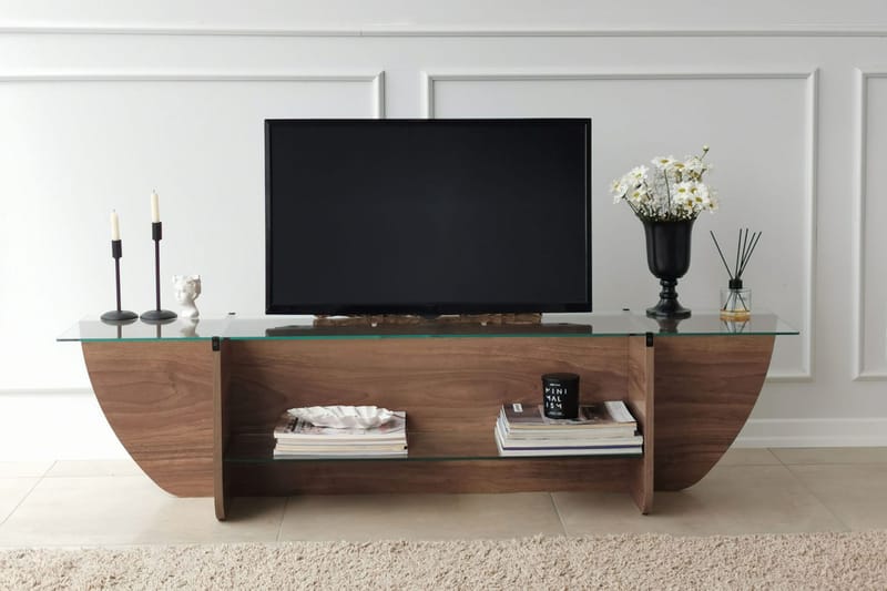 Andifli TV-Bord 158x40 cm - Brun - TV-borde