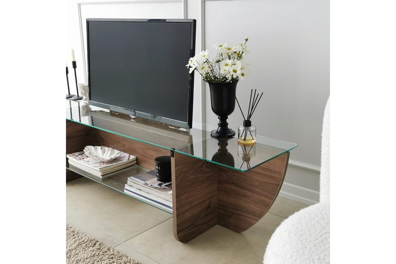 Andifli TV-Bord 158x40 cm - Brun - TV-borde