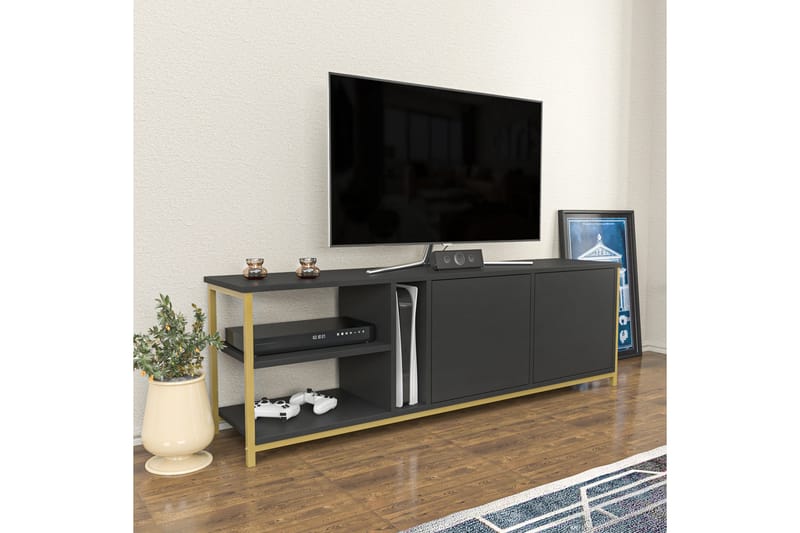 Andifli TV-Bord 160x50,8 cm - Antracit - Møbler - TV borde & mediemøbler - TV-borde