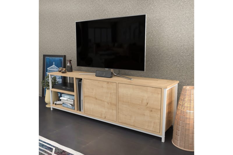 Andifli TV-Bord 160x50,8 cm - Hvid - Møbler - TV borde & mediemøbler - TV-borde