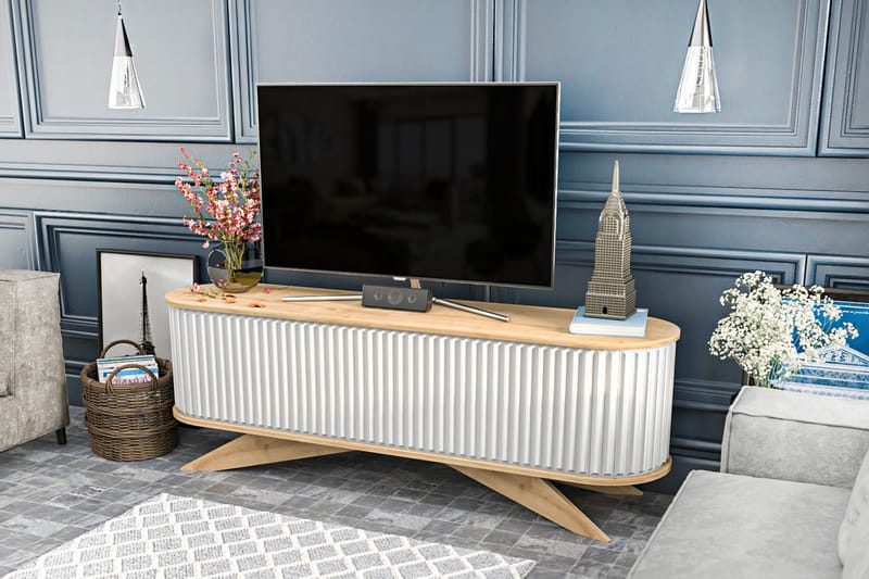 Andifli TV-Bord 180x60 cm - Blå - TV-borde