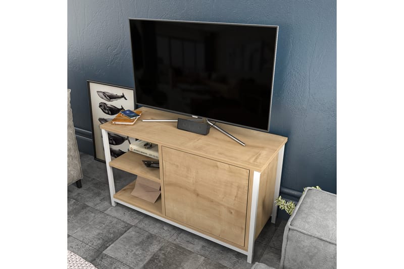 Andifli TV-Bord 89,6x50,8 cm - Hvid - Møbler - TV borde & mediemøbler - TV-borde