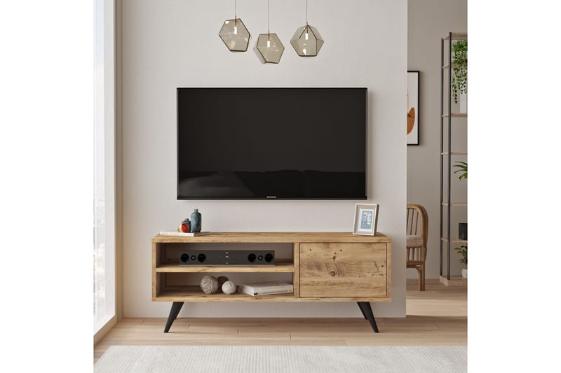 Aniza TV-Bord 110 cm - Natur - Møbler - TV borde & mediemøbler - TV-borde