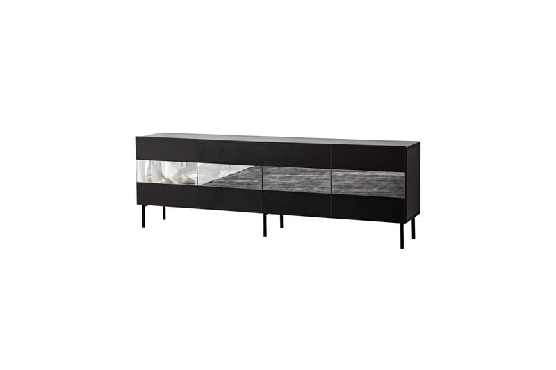 Arioch TV-Bord 180 cm - Sort - Møbler - TV borde & mediemøbler - TV-borde