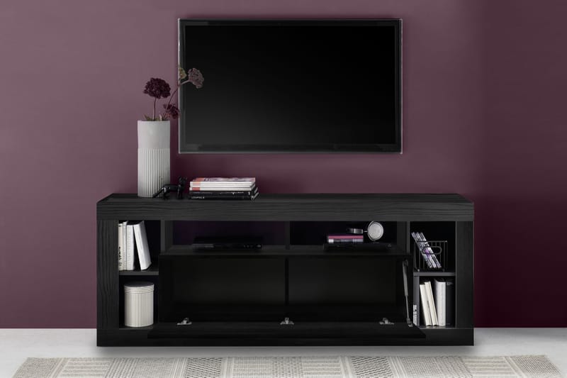 Asfordby TV-Bord 42x172x66 cm - Sort - Møbler - TV borde & mediemøbler - TV-borde