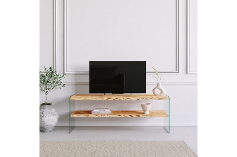 Assanisa TV-bord 120 cm - Natur - Møbler - TV borde & mediemøbler - TV-borde