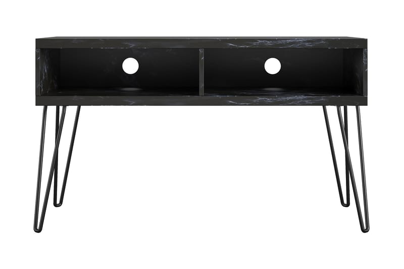 Athena TV-Bord 107x50 cm Sort/Marmormønster - Novogratz - Møbler - TV borde & mediemøbler - TV-borde