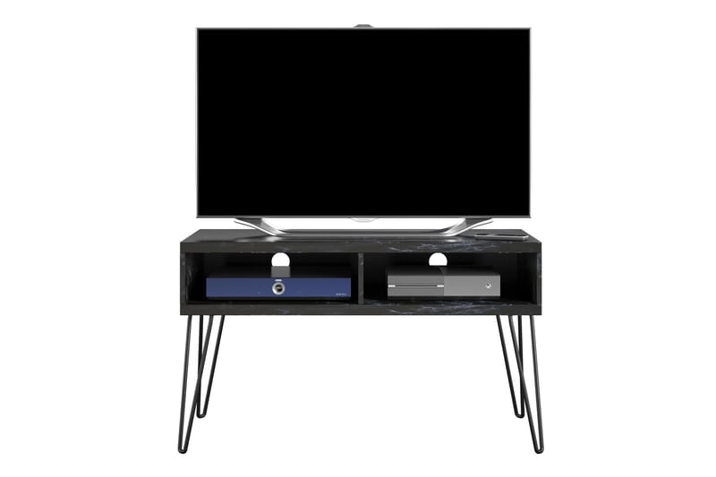 Athena TV-Bord 107x50 cm Sort/Marmormønster - Novogratz - Møbler - TV borde & mediemøbler - TV-borde