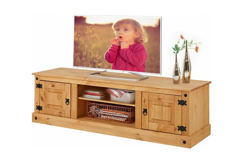 Ayala tv-bord 160 cm - lysebrun - Møbler - TV borde & mediemøbler - TV-borde