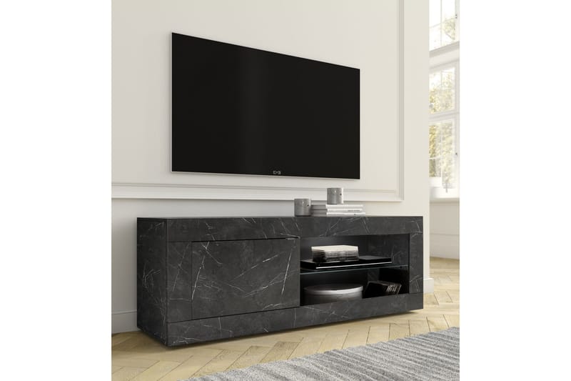 Basic TV-Bord 140 cm Sort - Lc Spa - Møbler - TV borde & mediemøbler - TV-borde