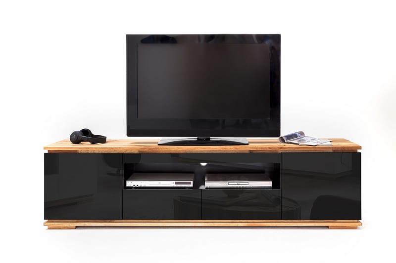 Chiaro TV-Bord 202 cm - Sort - Møbler - TV borde & mediemøbler - TV-borde