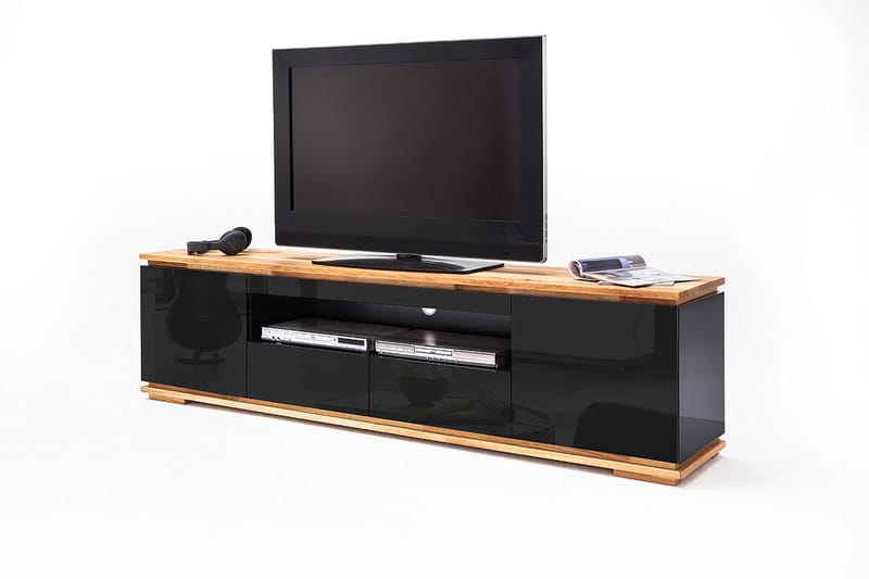 Chiaro TV-Bord 202 cm - Sort - Møbler - TV borde & mediemøbler - TV-borde