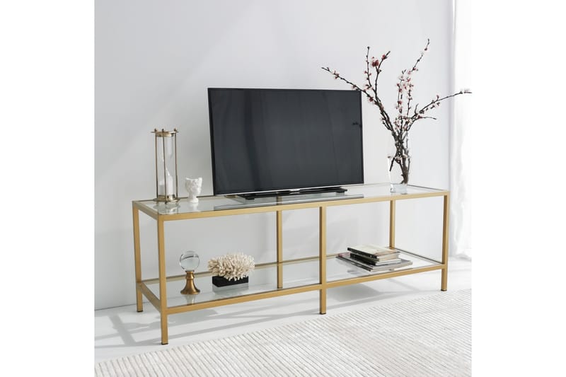 Condurso TV-Bord 130 cm - Guld - Møbler - TV borde & mediemøbler - TV-borde