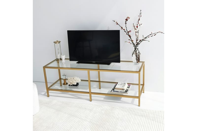 Condurso TV-Bord 130 cm - Guld - Møbler - TV borde & mediemøbler - TV-borde