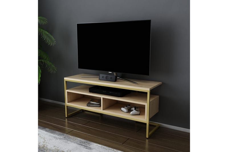 Desgrar TV-Bord 110x49,9 cm - Guld - Møbler - TV borde & mediemøbler - TV-borde