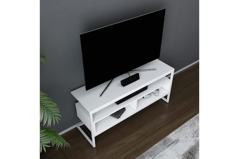 Desgrar TV-Bord 110x49,9 cm - Hvid - Møbler - TV borde & mediemøbler - TV-borde