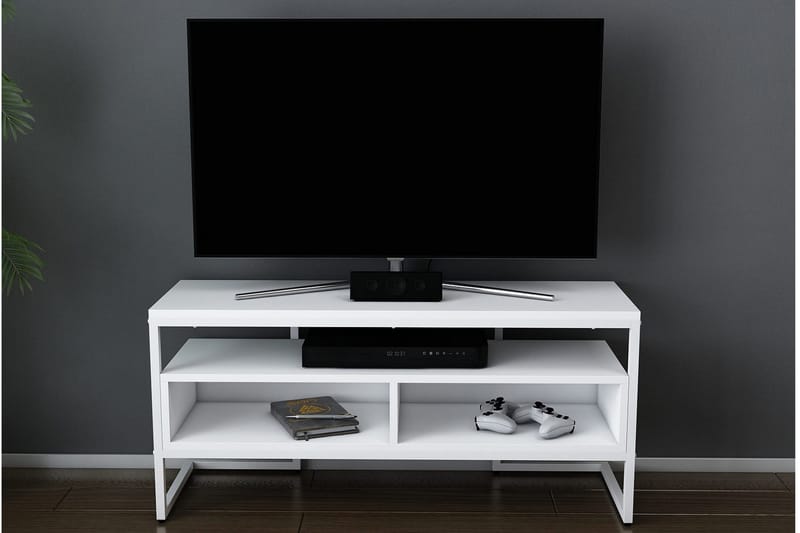 Desgrar TV-Bord 110x49,9 cm - Hvid - Møbler - TV borde & mediemøbler - TV-borde